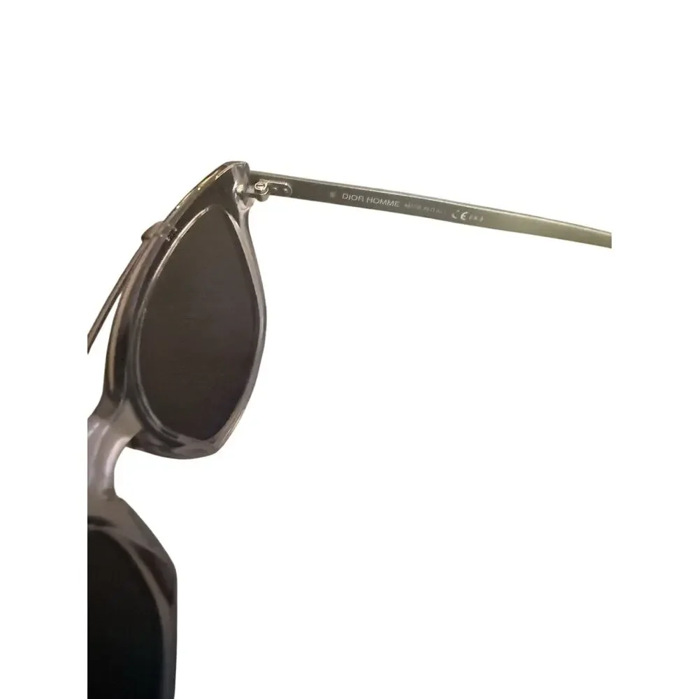 Dior Homme BLACKTIE218S Sunglasses Gray Crystal Aluminum Frame 52-19-150 Italy